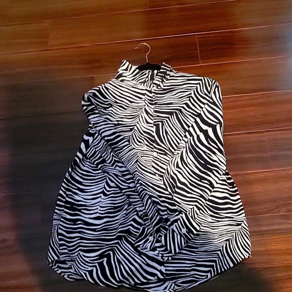 ANN TAYLOR ZEBRA PRINT